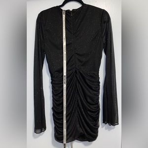 Mistress Rocks | Dresses | Nwt Dance Black Sparkle Lace Up Mini Dress ...